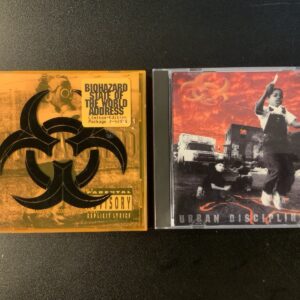 BIOHAZARD 2 CD Lot Urban Discipline & State Of The World Address