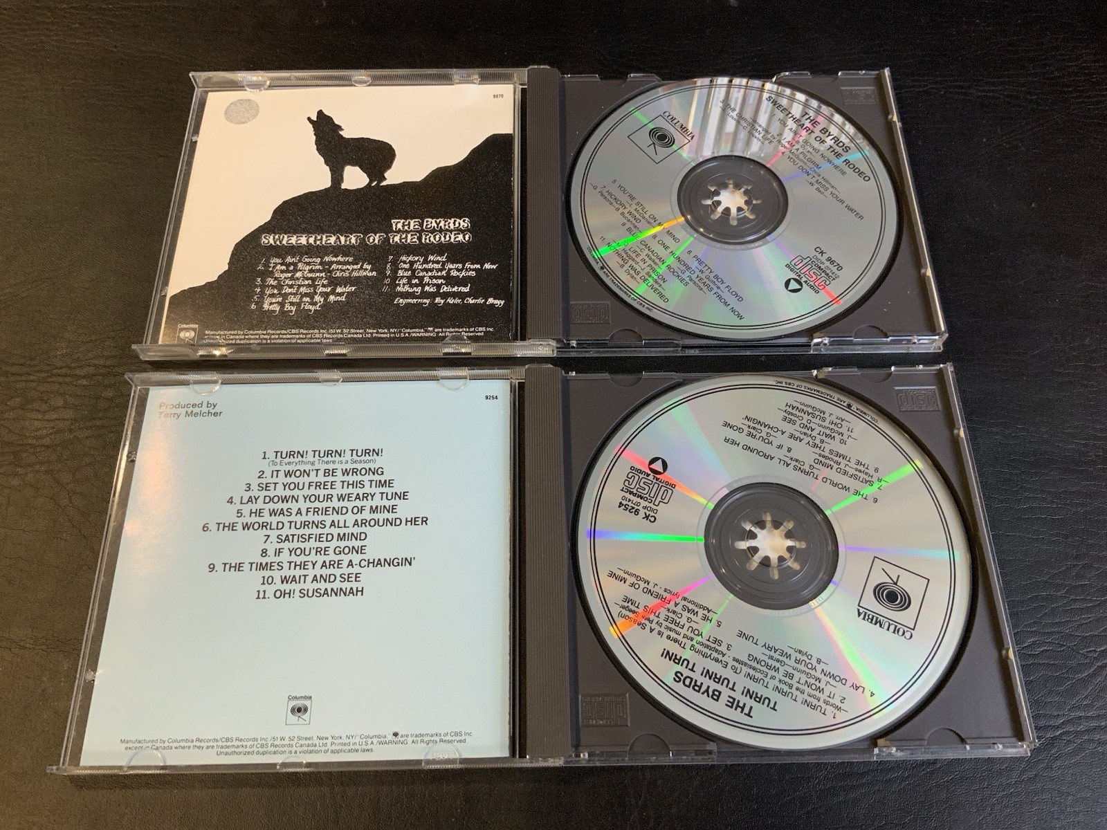 The Byrds - 2 CD Lot - Turn! Turn! Turn! & Sweethearts Of The Rodeo VG - Image 2