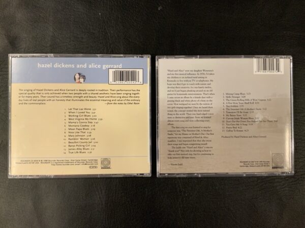 2 CD Lot Hazel Dickens and Alice Gerrard & Hazel&Alice Bluegrass Rare - Image 2