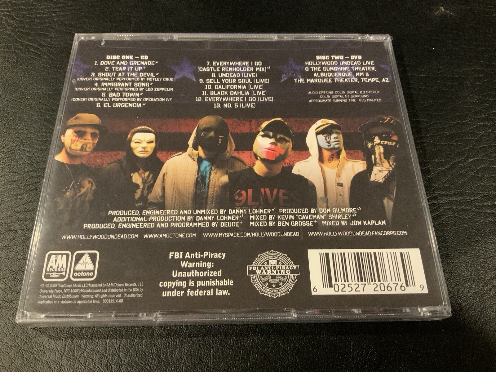 HOLLYWOOD UNDEAD - DESPERATE MEASURES (+DVD) NEW / SEALED CD - Image 2