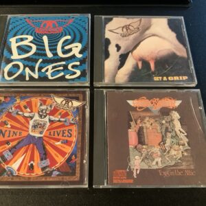 Aerosmith 4 CD Lot | Big Ones - Toys in the Attic - Get a Grip - Nine Lives
