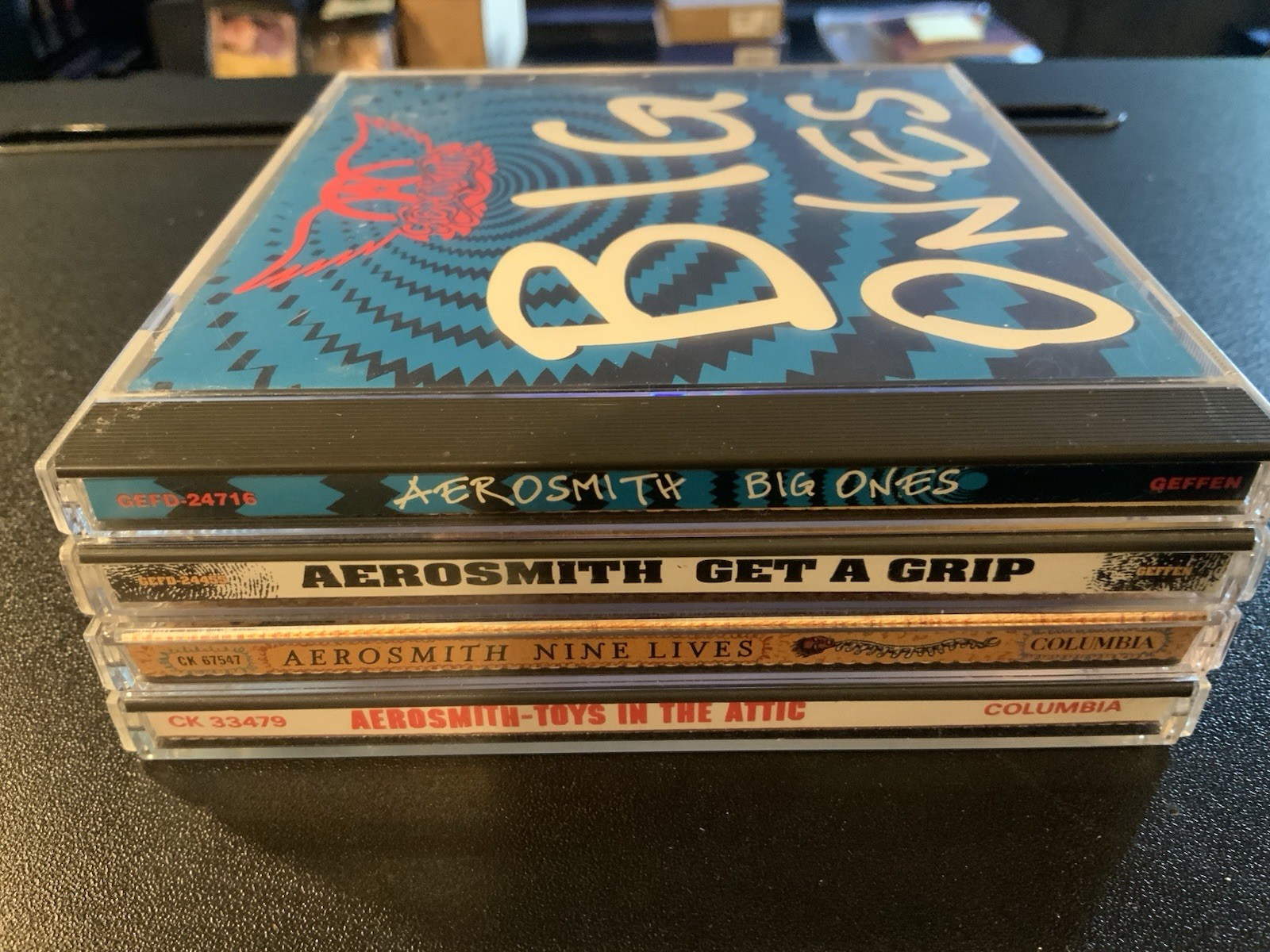 Aerosmith 4 CD Lot | Big Ones - Toys in the Attic - Get a Grip - Nine Lives - Image 3