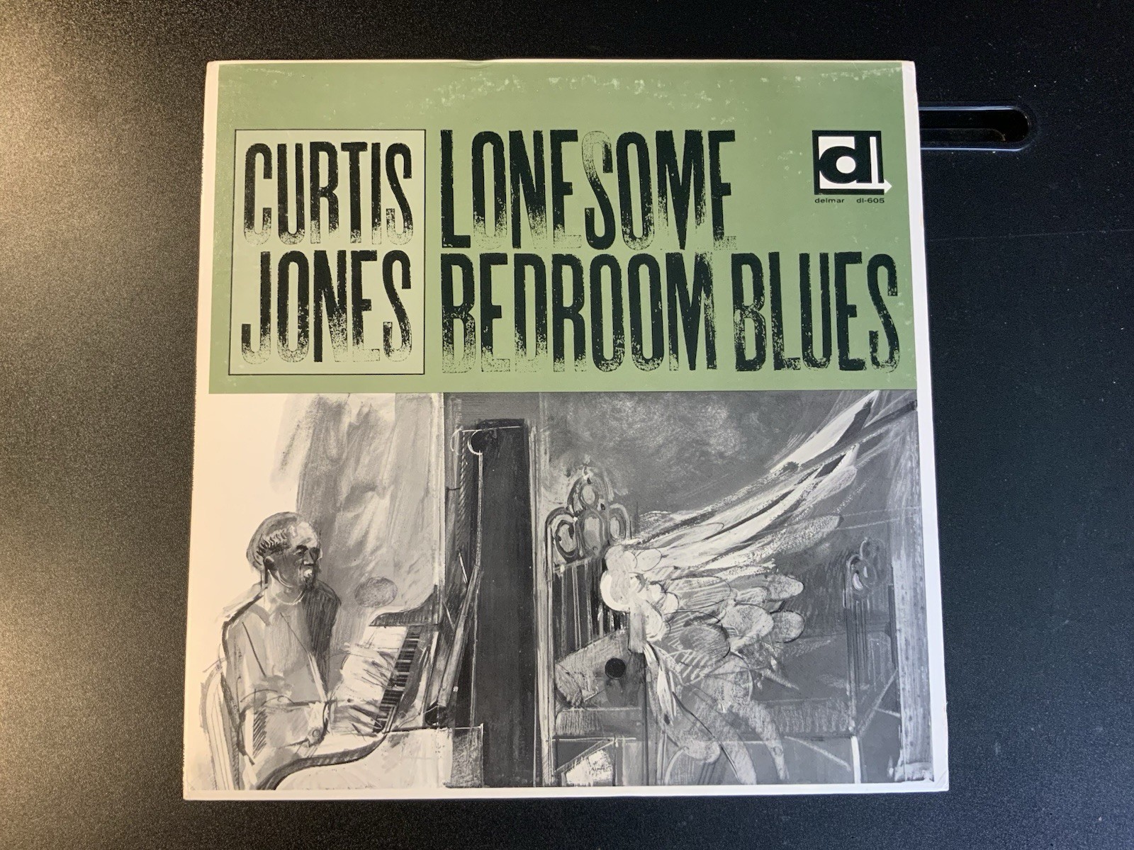 CURTIS JONES LONESOME BEDROOM BLUES NM- Mono DELMARK DL-605