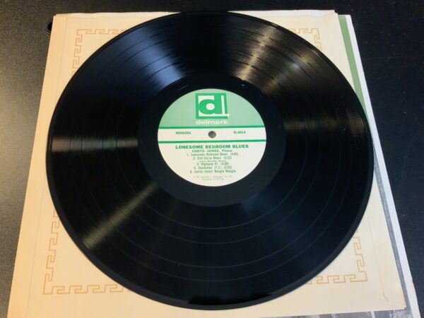CURTIS JONES LONESOME BEDROOM BLUES NM- Mono DELMARK DL-605 - Image 3