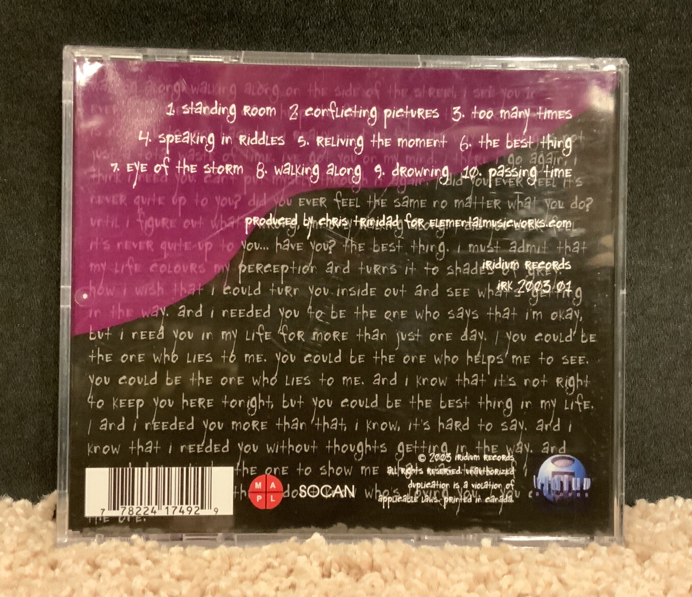 Catharsis Theory - Dramatic Adrift | Extremely Hard To Find Rock CD RAREAF - Image 2