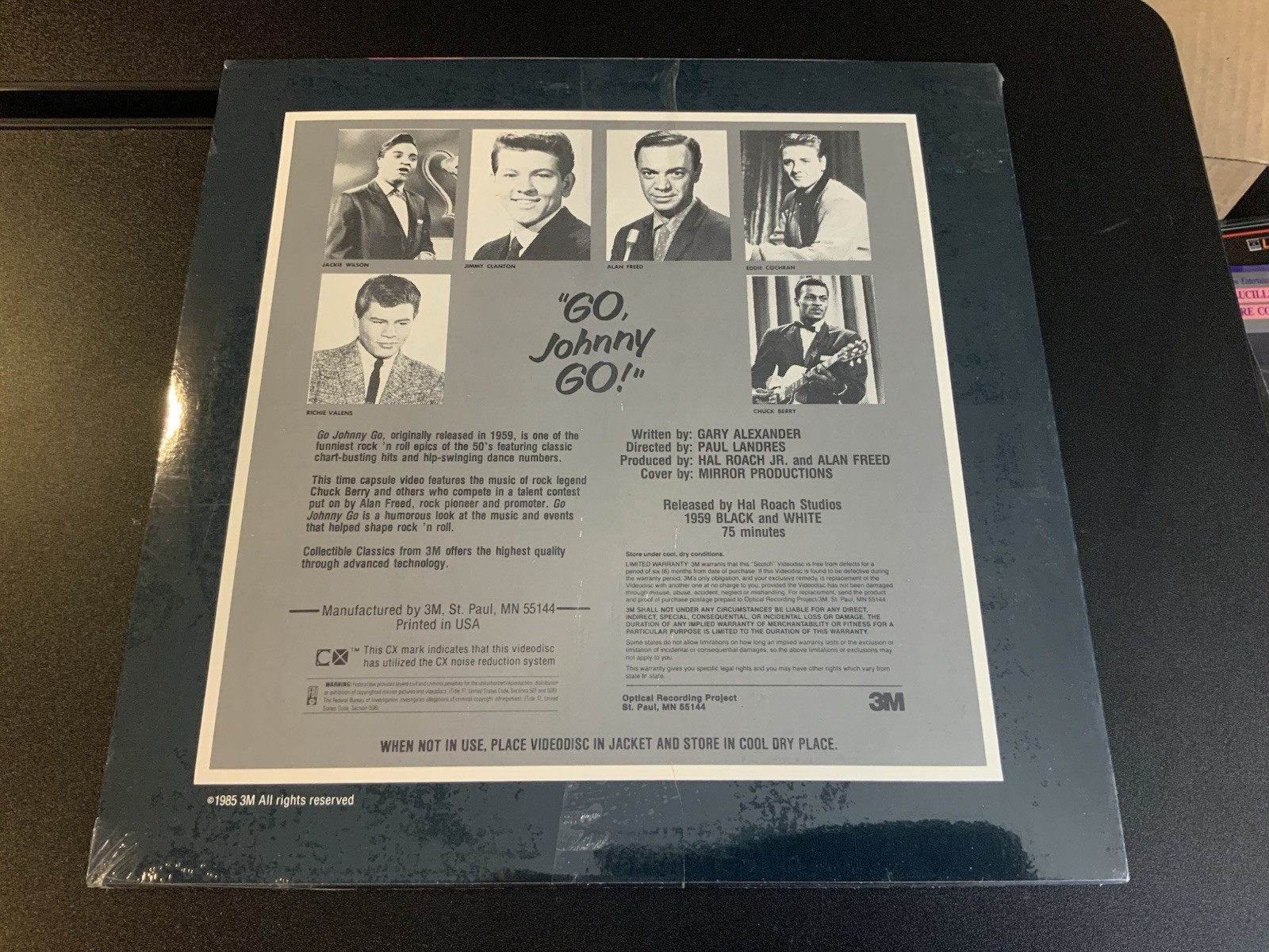 GO JOHNNY GO (1959) LASERDISC 1985 3M  CHUCK BERRY RITCHIE VALENS NEW SEALED - Image 2