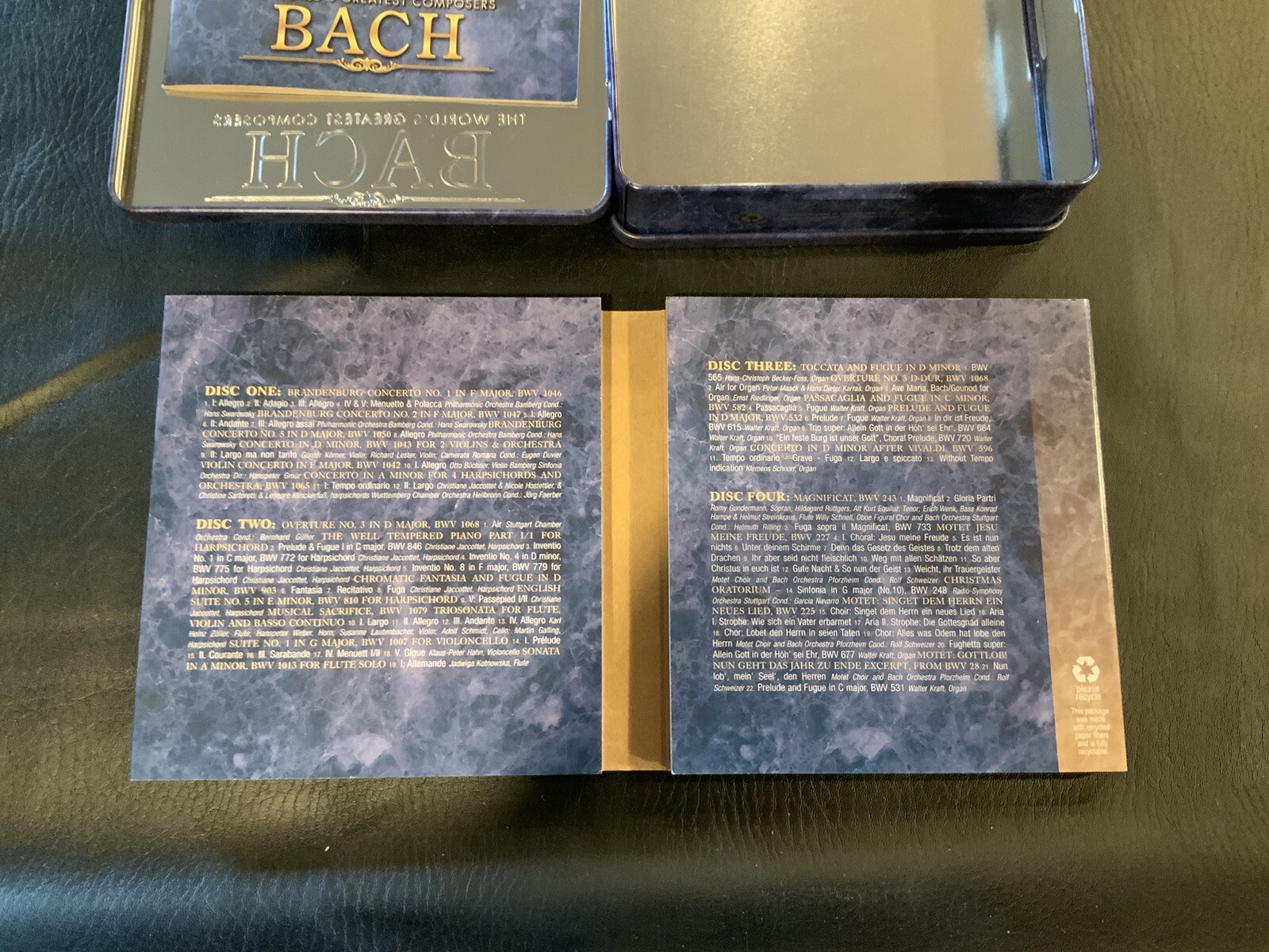 Classic The World's Greatest Composers: Bach Collector's Tin Case CD Educational - Image 4