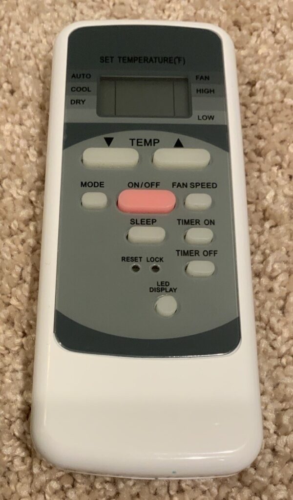 Remote Control RG51I30/BGCEU Portable Air Conditioner Midea