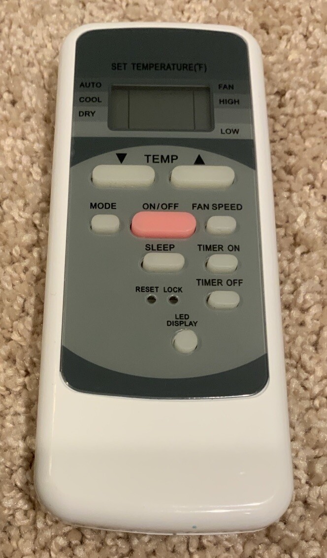 Remote Control RG51I30/BGCEU Portable Air Conditioner Midea