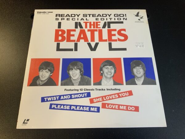 Vintage LaserDisc Beatles Live 1964 Ready Steady Go! Special Edition JAPAN NEW