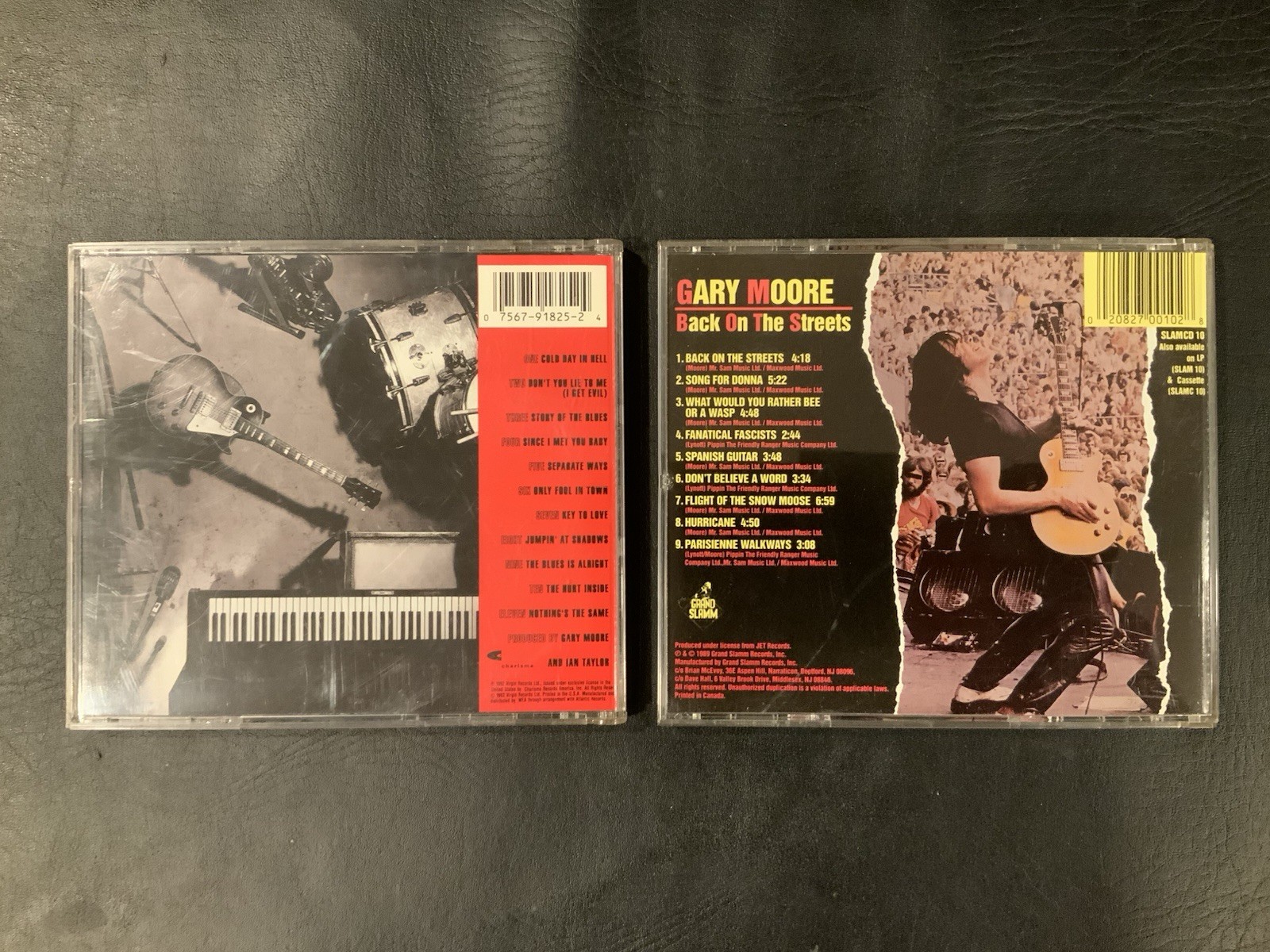 Back on the Streets & After Hours by Gary Moore (CD,  Grand Slamm Records) RARE - Image 2