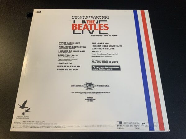 Vintage LaserDisc Beatles Live 1964 Ready Steady Go! Special Edition JAPAN NEW - Image 3