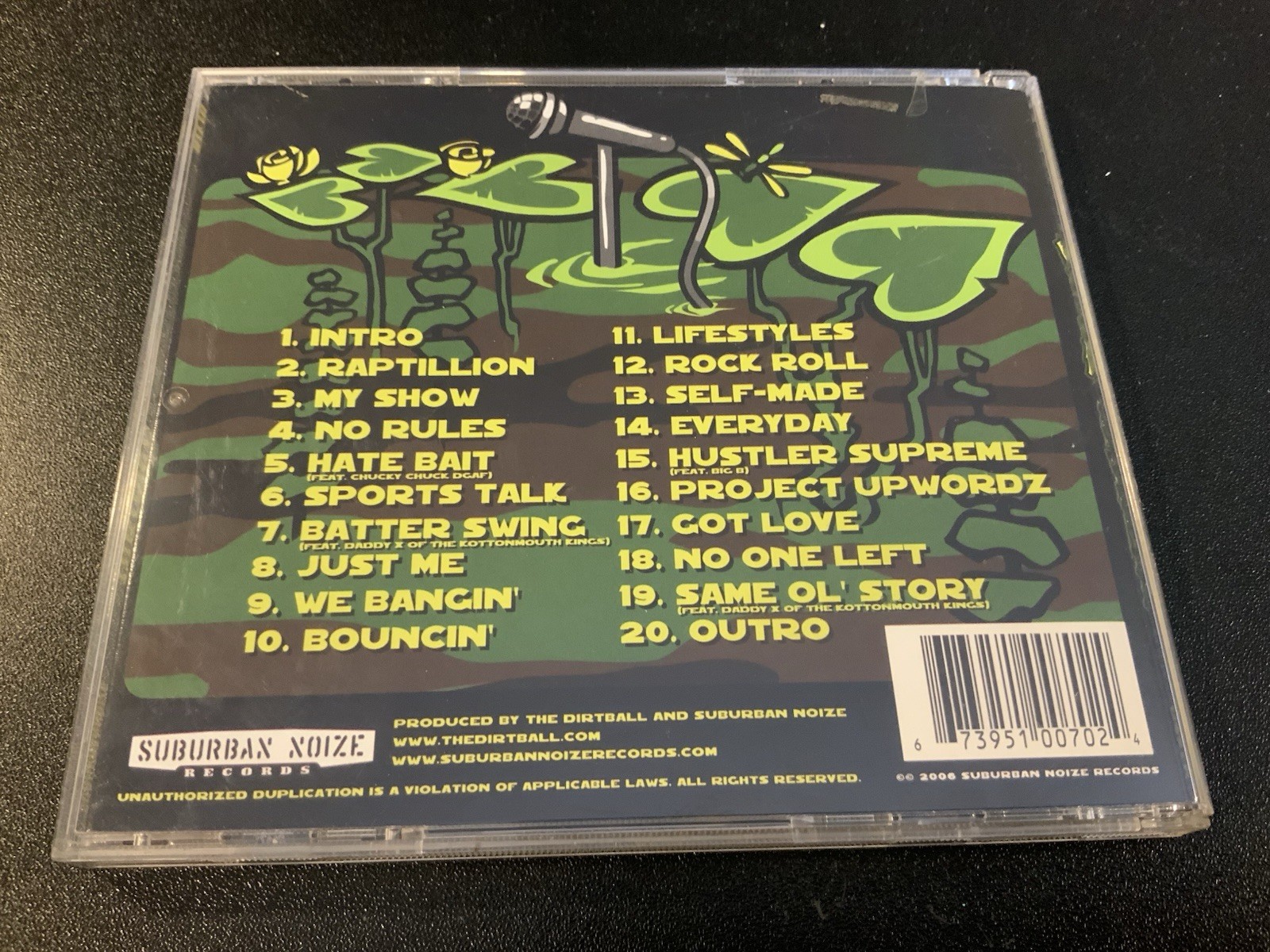 Raptillion by The Dirtball (CD, Feb-2010, Suburban Noize) - Image 2