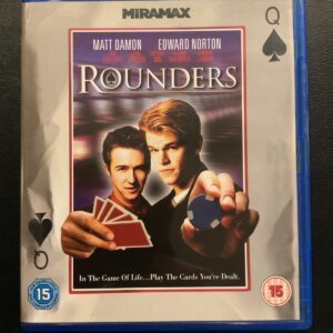 Rounders (1998) Mega Rare UK Blu Ray Matt Damon Edward Norton