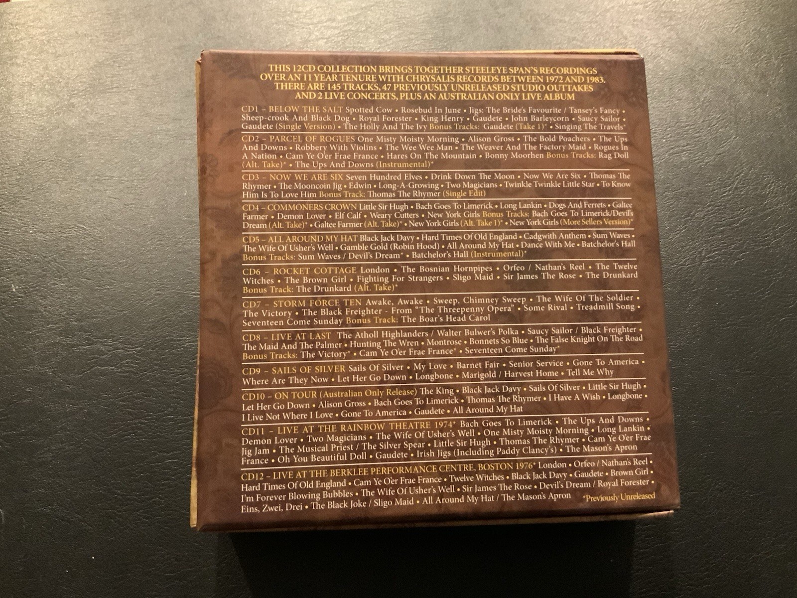 Steeleye Span 12 CD box set Good Times of Old England 1972-1983 - Image 2