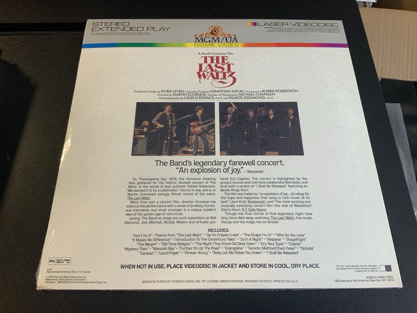 THE LAST WALTZ Laserdisc, Martin Scorsese BRAND NEW SEALED  ULTRA RARE THE BAND! - Image 2