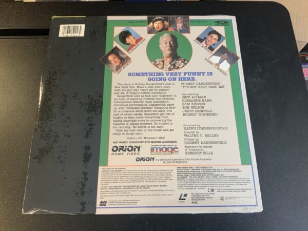 Rodney Dangerfield It’s Not Easy Bein’ Me (Laserdisc) Comedy NEW SEALED - Image 2