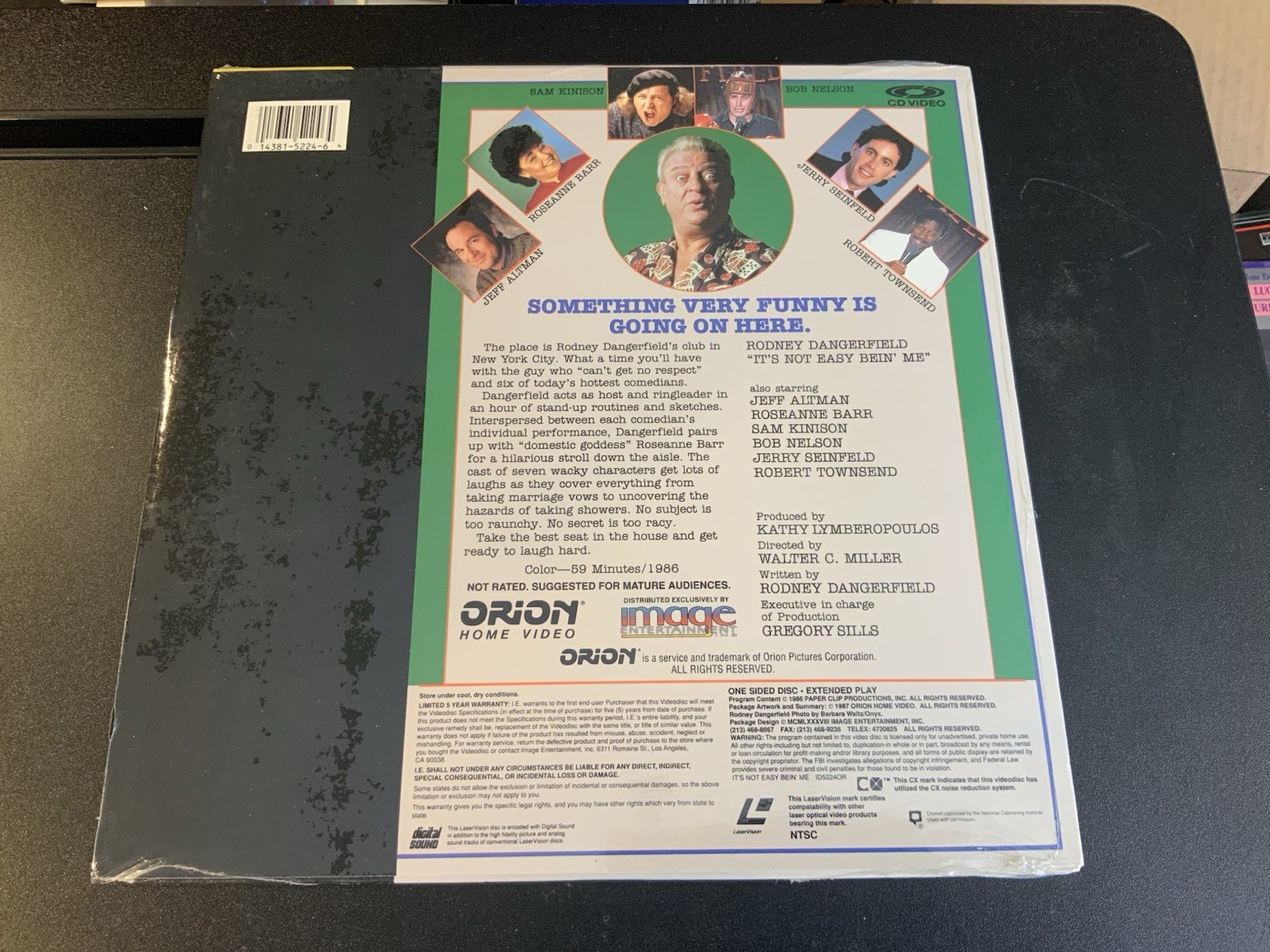 Rodney Dangerfield It’s Not Easy Bein’ Me (Laserdisc) Comedy NEW SEALED - Image 2