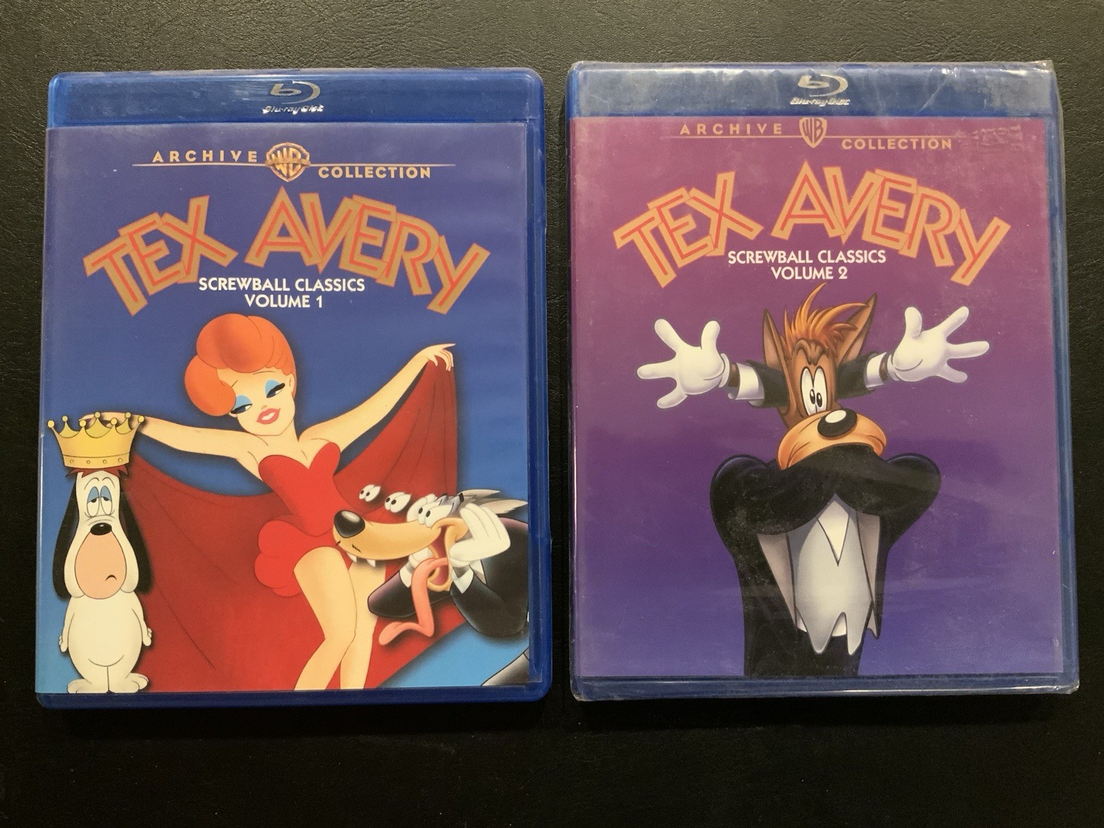 Tex Avery Screwball Classics Volume 1 & 2 (NEW) Blu-ray Warner Archive Collectin