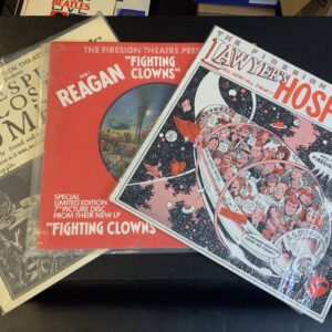 Firesign Theatre Shakespeare’s, Lawyers Hospital & Fighting Clowns Pic Lot of 3