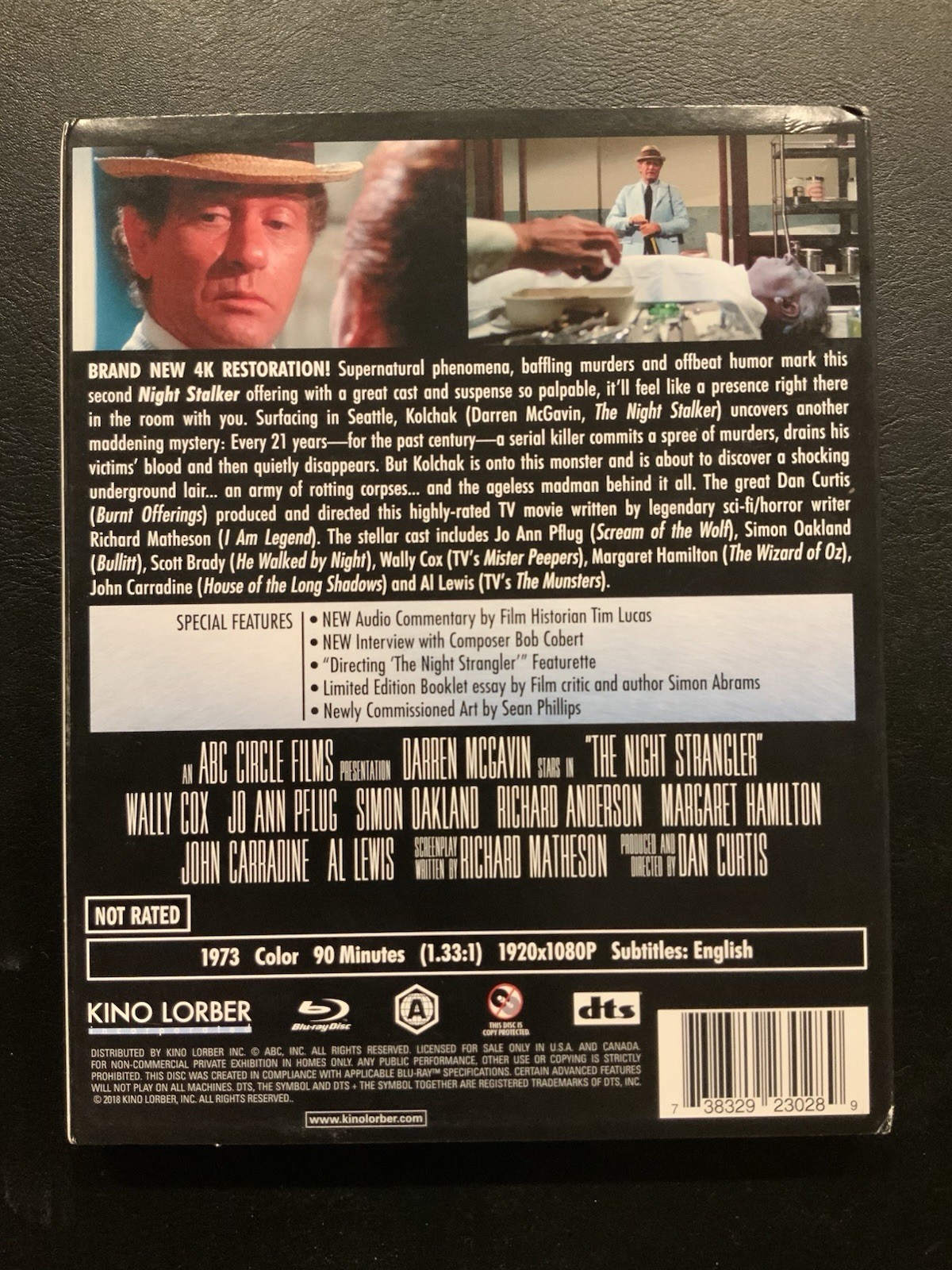 The Night Strangler & Night Stalker (Bluray, 1973) Kino Lorber w/Slipcovers! OOP - Image 3