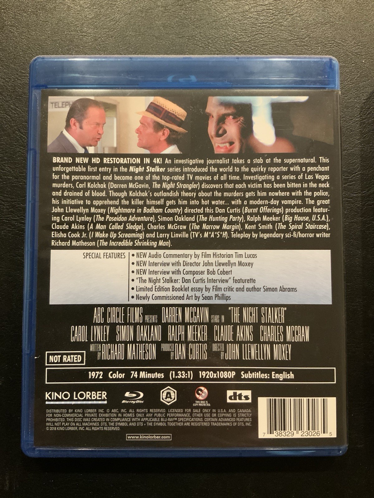 The Night Strangler & Night Stalker (Bluray, 1973) Kino Lorber w/Slipcovers! OOP - Image 9