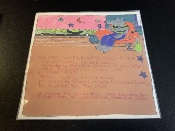Michael Hurley 7” Vinyl Single | National Weed Growers & Slippery Rag ULTRA RARE - Image 2