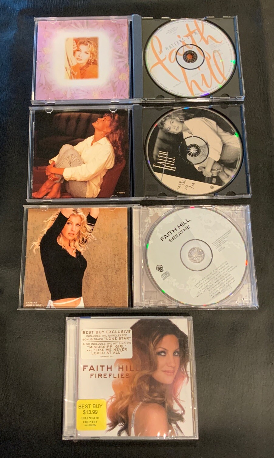 FAITH HILL 4 CD Lot - Take Me As,  It Matters, Breathe, Fireflies (BRAND NEW) - Image 3