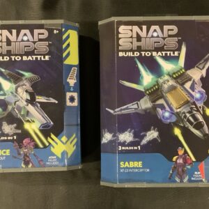 2 New Snap Ships Build To Battle Sabre XF-23 & Lance SV-51 Factory Sealed