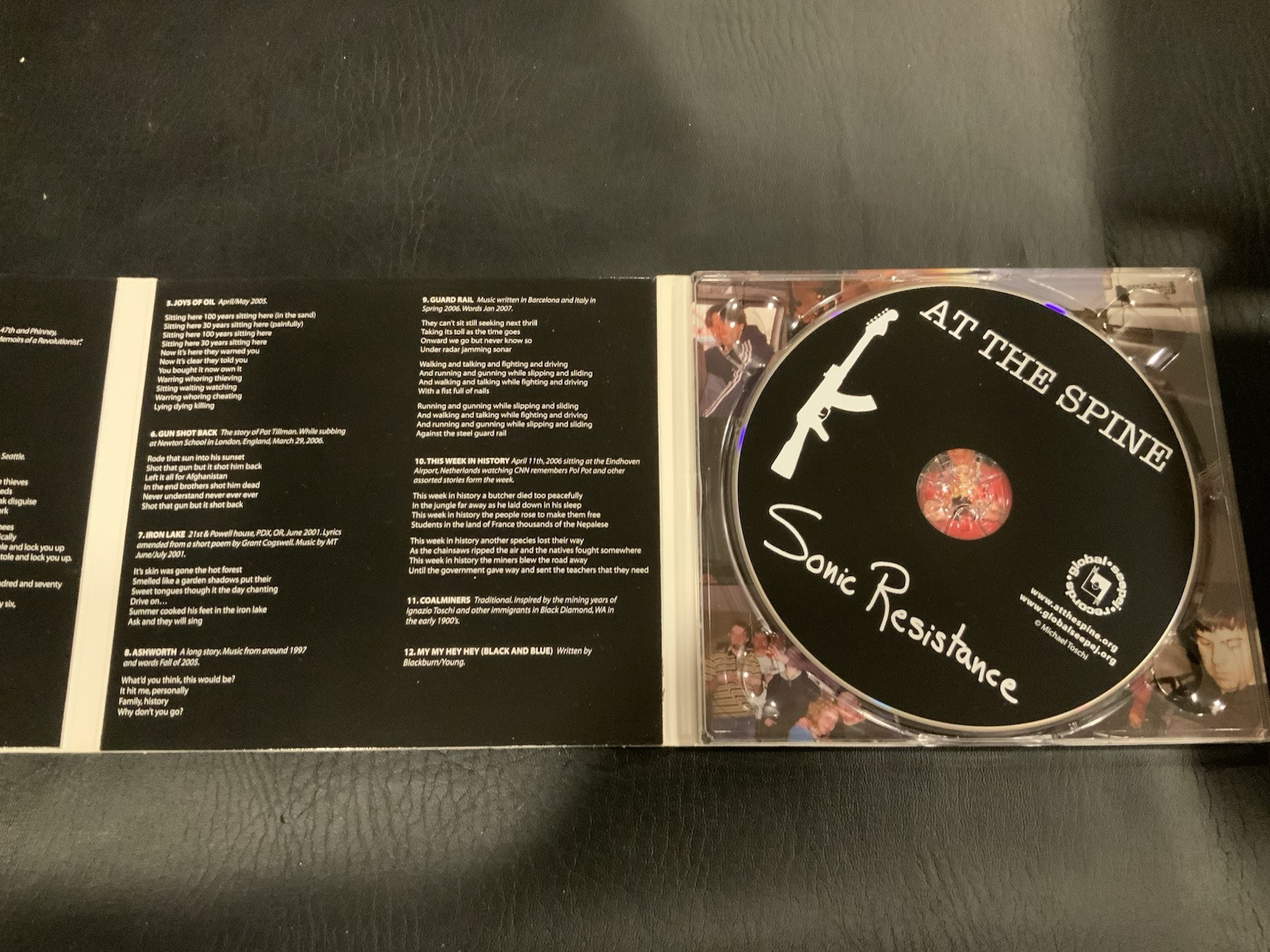 At The Spine - Sonic Resistance CD Global Seepej Records Michael Toschi RARE - Image 4