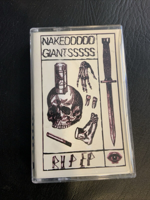 Nakeddddd Giantsssss RIP EP Cassette 2016 Miscreant Records Alt Indie Punk RARE