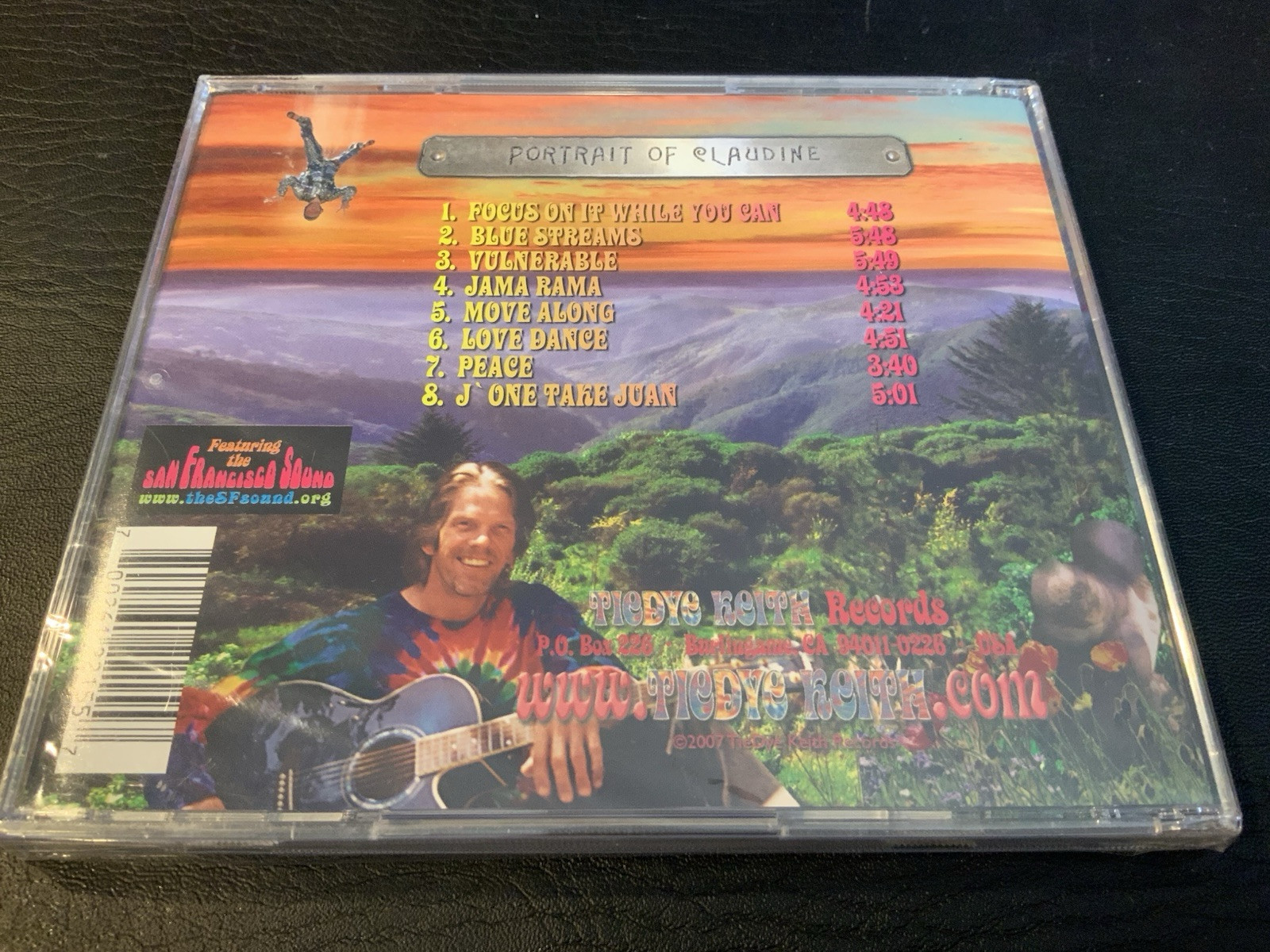 Tiedye Keith Portrait of Claudine (CD) Featuring Tony Lindsay NEW SEALED - Image 2