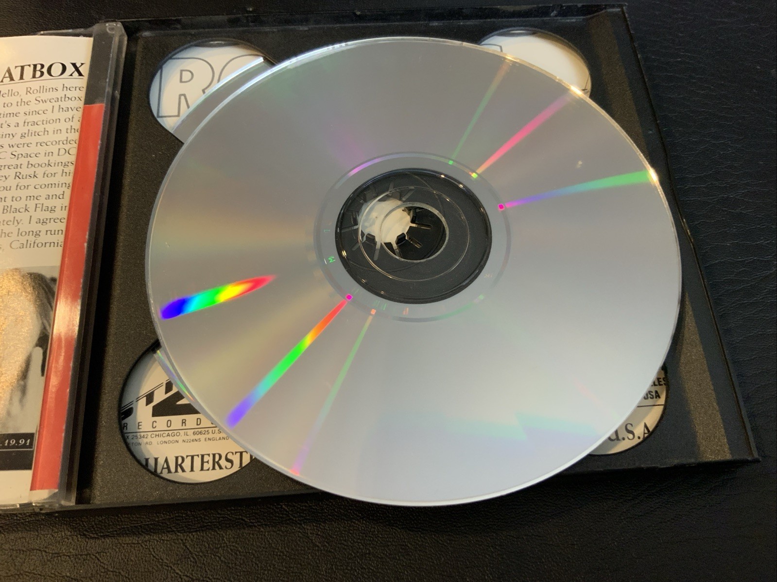 1992 CD Rollins Sweatbox 2-Discs QS10CD Spoken Word Live Henry Rollins - Image 12
