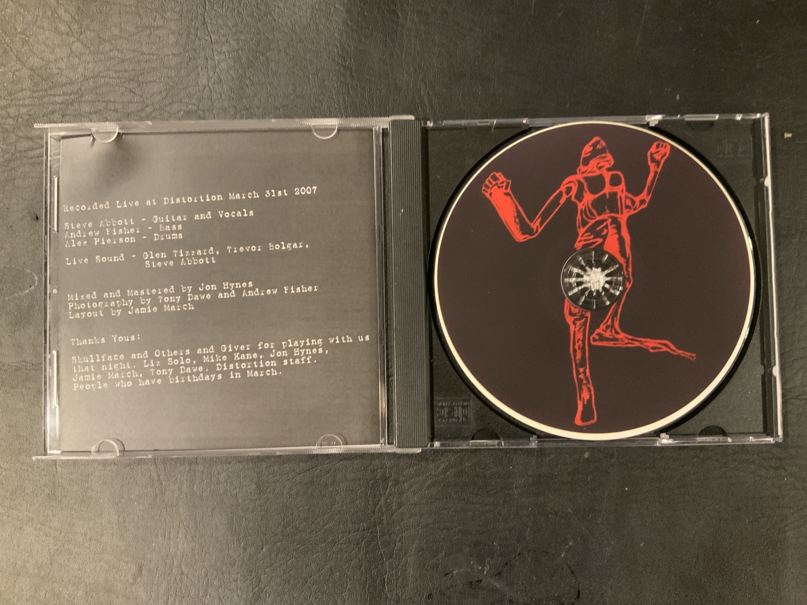 Geinus : Live at Distortion | Ultra RARE CD 2007 Rock Can Roll Records Grunge - Image 5
