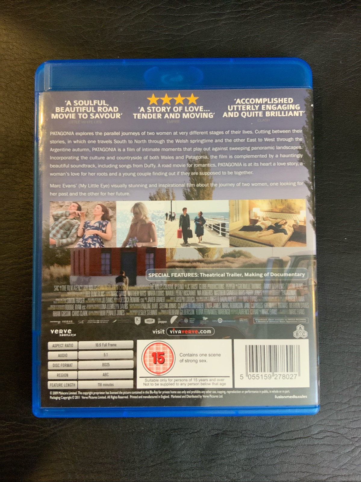 Patagonia (2010) - uk region free blu ray - Argentinian Welsh road movie, Duffy - Image 2