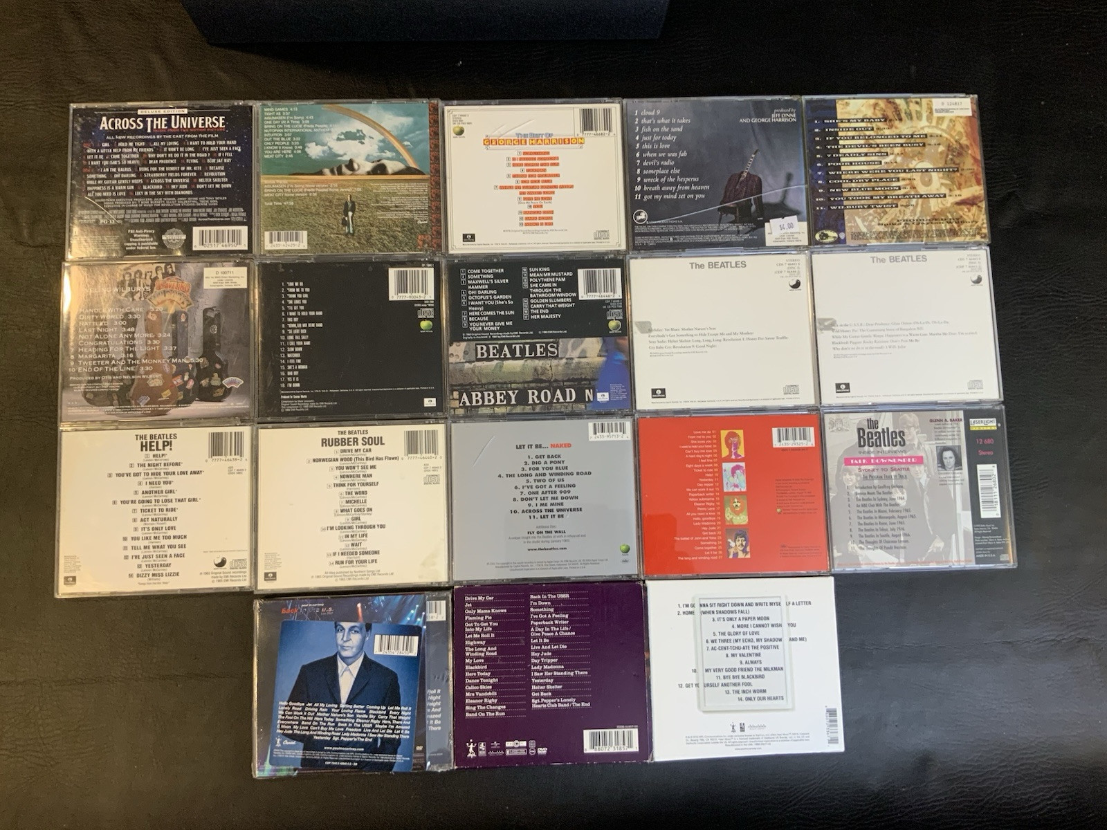 Beatles CD Lot 20 Albums/26 Discs + 2 DVD: Harrison, McCartney, Lennon VG-VG+ - Image 8
