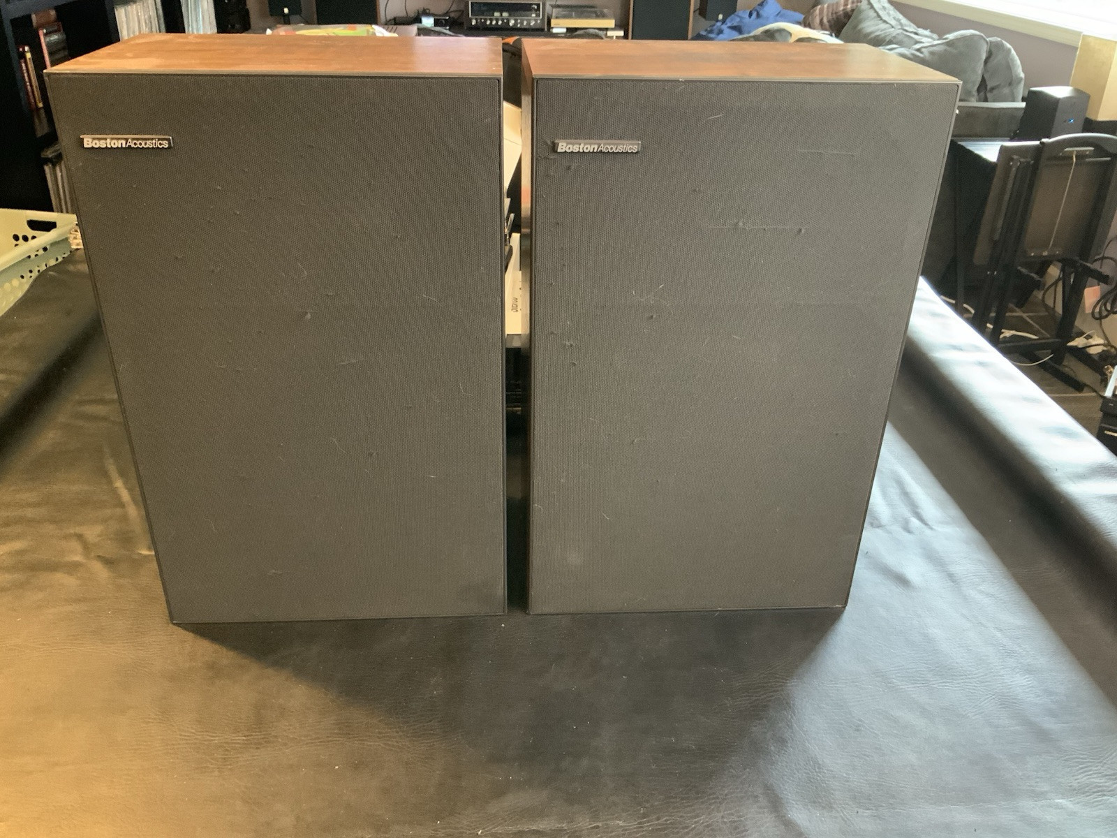 Vintage Boston Acoustics A60 Bookshelf Speakers New Foam See Hear Video