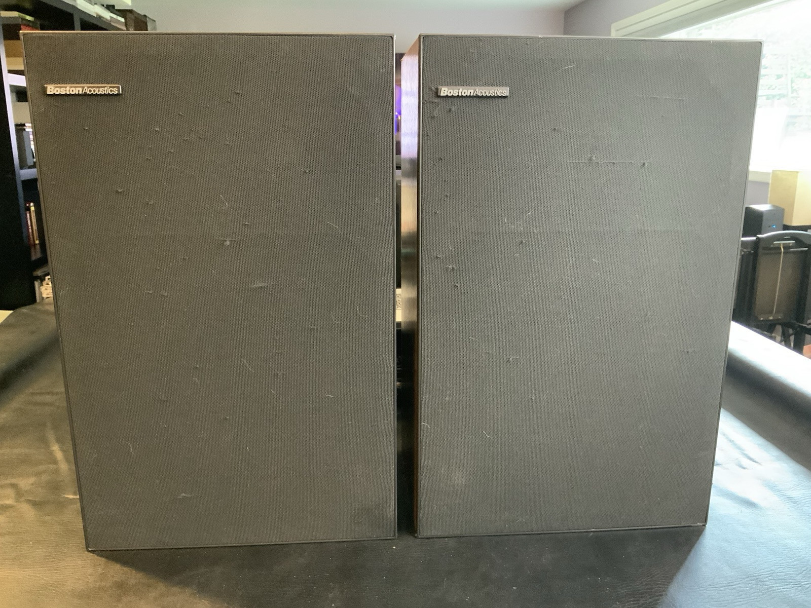 Vintage Boston Acoustics A60 Bookshelf Speakers New Foam See Hear Video - Image 2