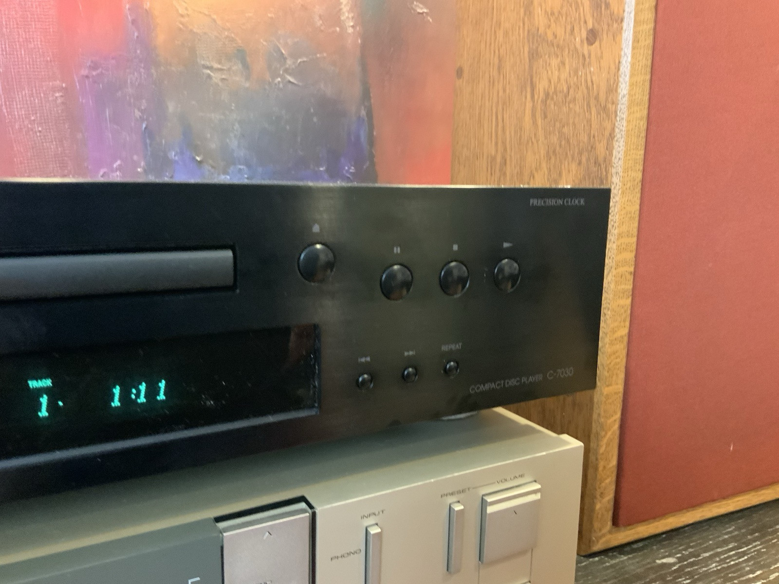 ONKYO C-7030 Compact Disc CD/MP3 Player Black w/Remote 2023 Tested Working VIDEO - Image 3