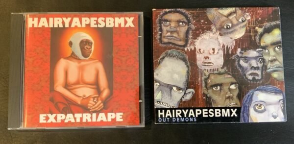 HAIRYAPESBMX 2 CD Lot | Out Demons & Expatriape - VG+ VERY RARE OOP