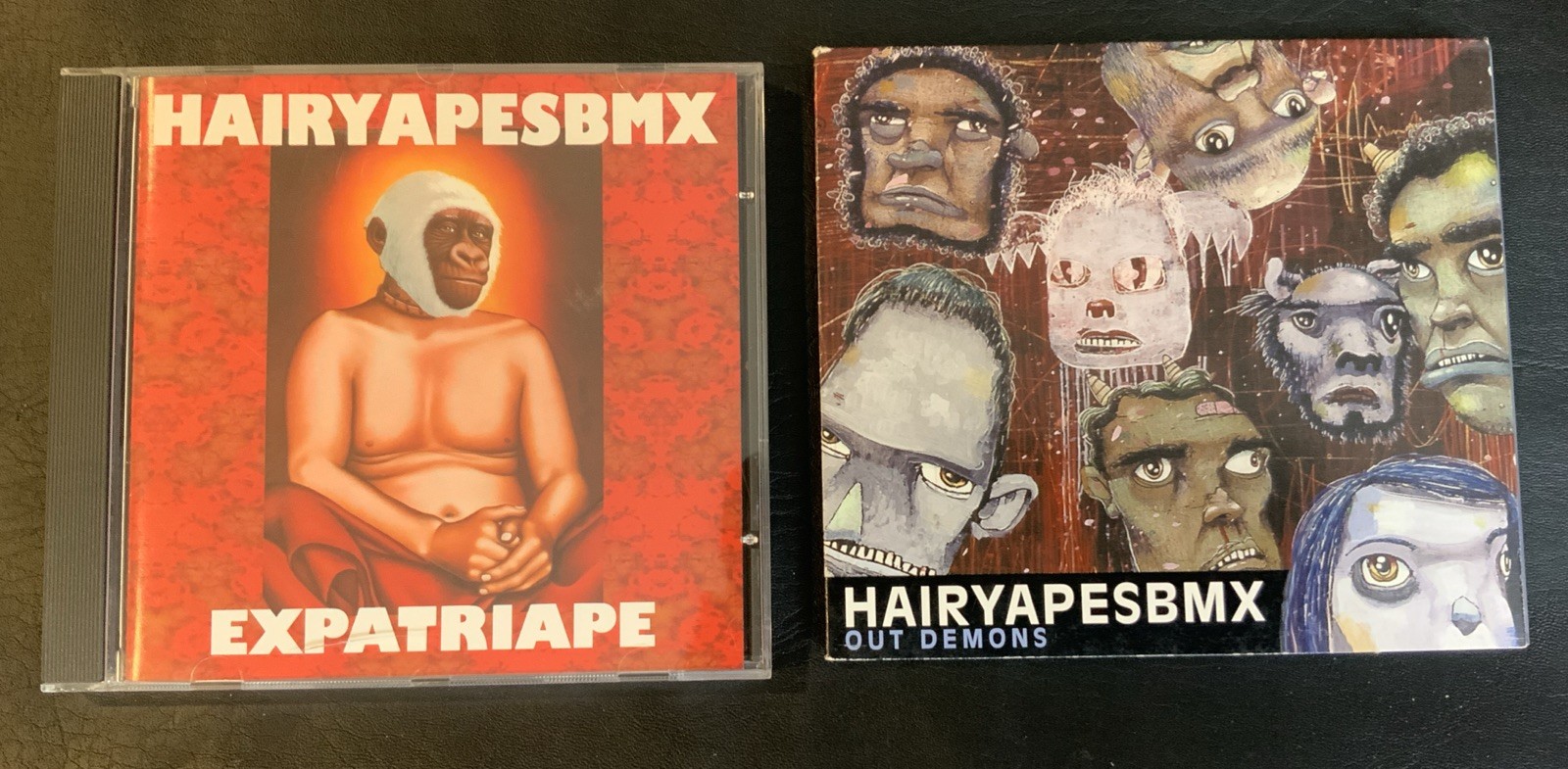 HAIRYAPESBMX 2 CD Lot | Out Demons & Expatriape - VG+ VERY RARE OOP