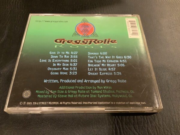 Gregg Rolie - Roots CD 2001 33rd Street Records Journey Santana OOP RARE - Image 2