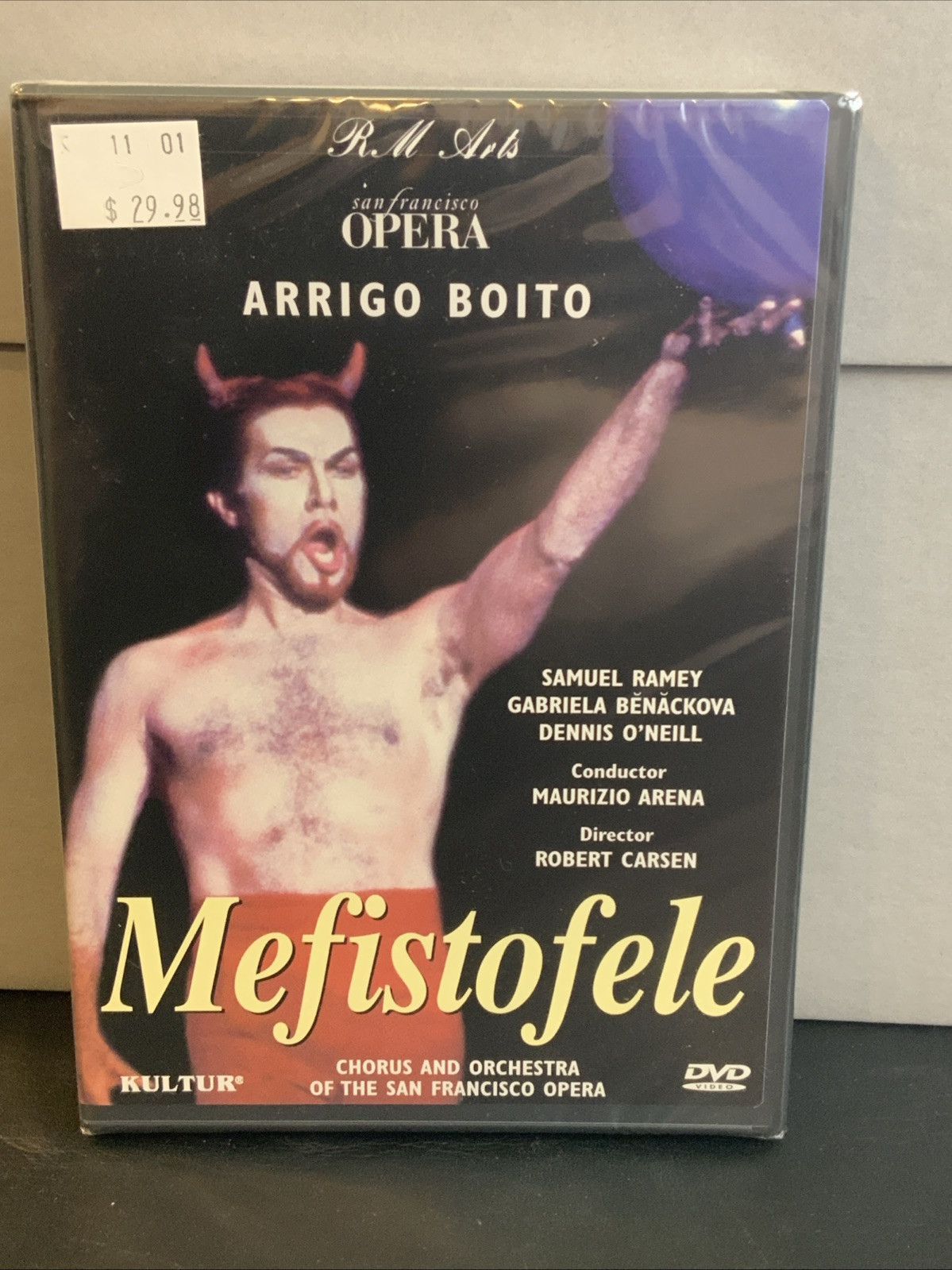 Mefistofele “Arrigo Boito” (DVD) “Opera in Four Acts”…………..BRAND NEW & SEALED!l