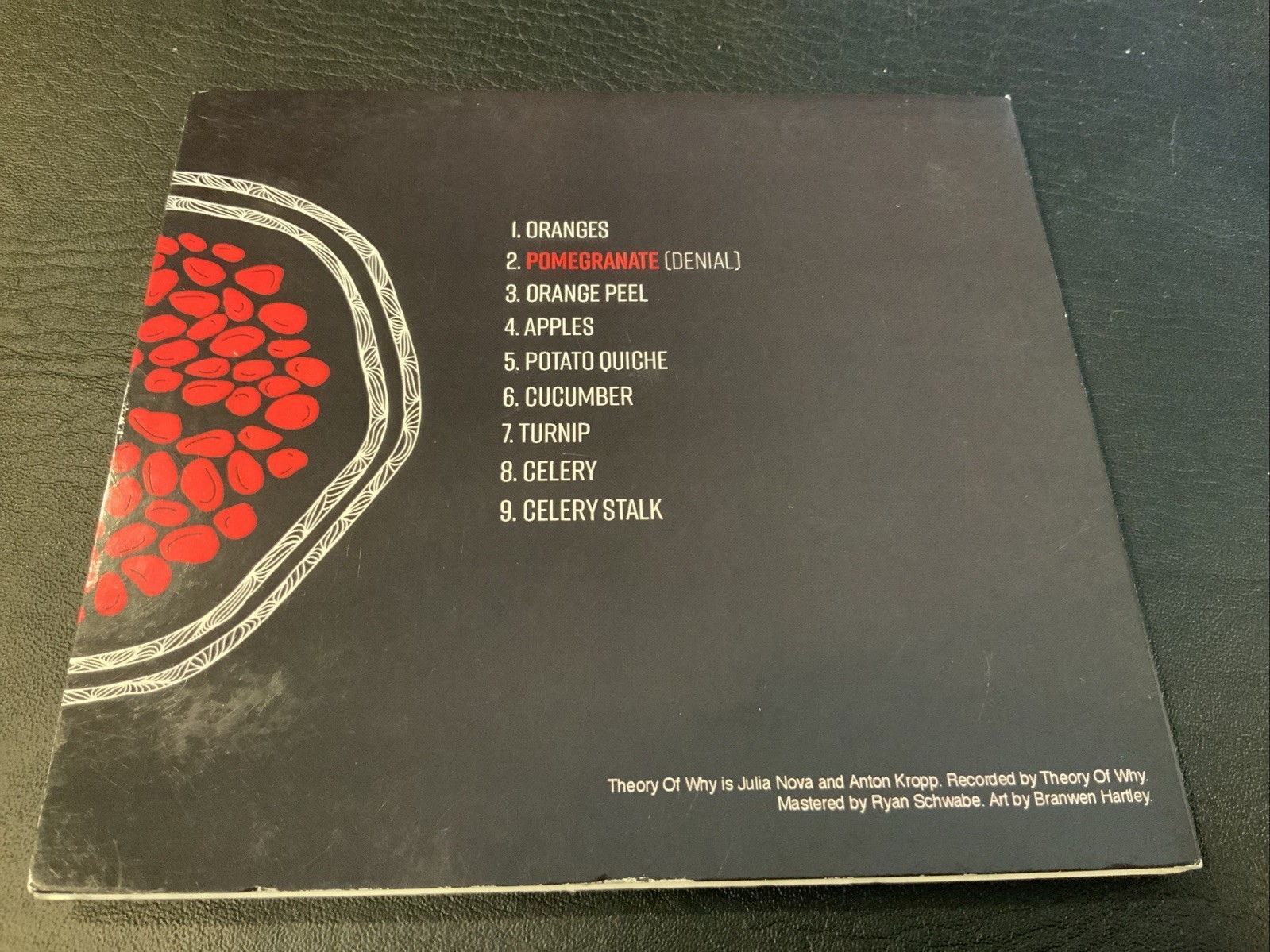 THEORY OF WHY POMEGRANATE   ADVANCE PROMO  GATEFOLD CD - Image 2