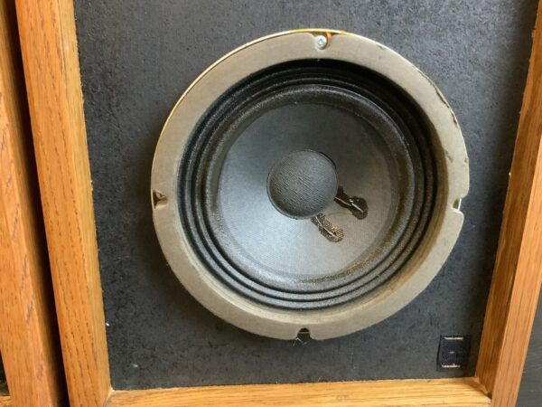 Sonrise Bookshelf Speakers Extremely RARE Cool Red Grills Great Sound - Image 9