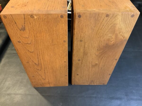 Sonrise Bookshelf Speakers Extremely RARE Cool Red Grills Great Sound - Image 14
