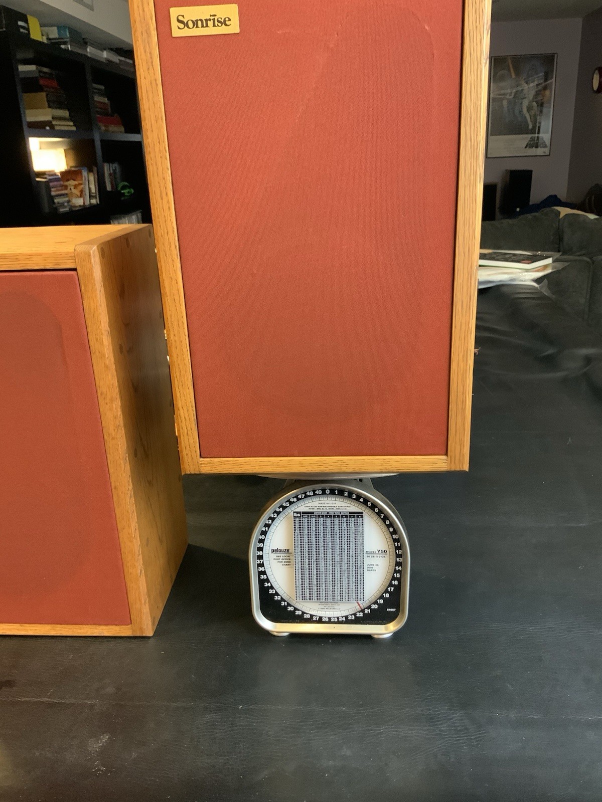 Sonrise Bookshelf Speakers Extremely RARE Cool Red Grills Great Sound - Image 21