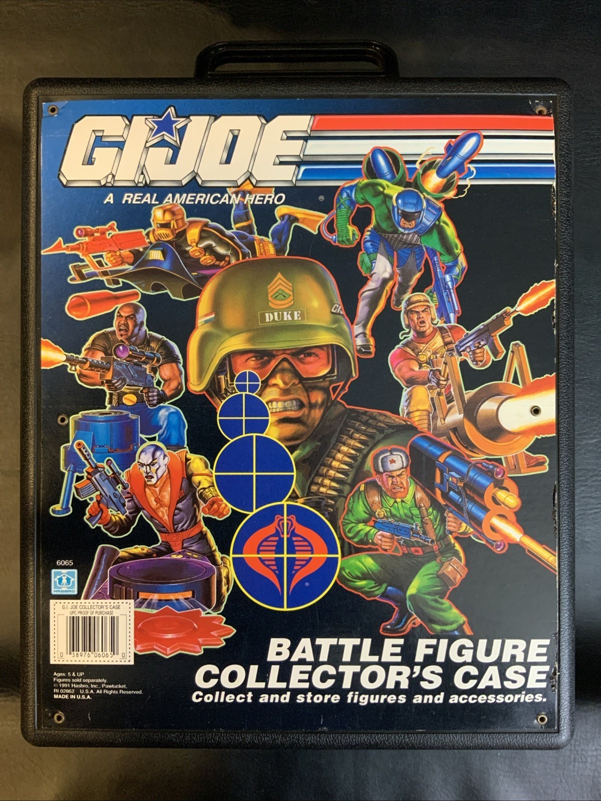 Vintage Hasbro G. I. Joe 1991 Battle Figure Collector’s Case | Super Clean Shape