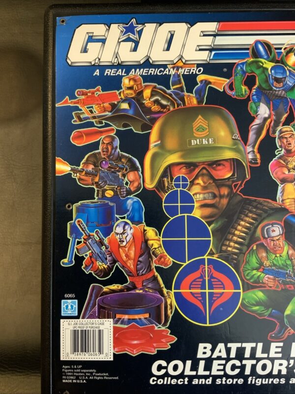 Vintage Hasbro G. I. Joe 1991 Battle Figure Collector’s Case | Super Clean Shape - Image 2
