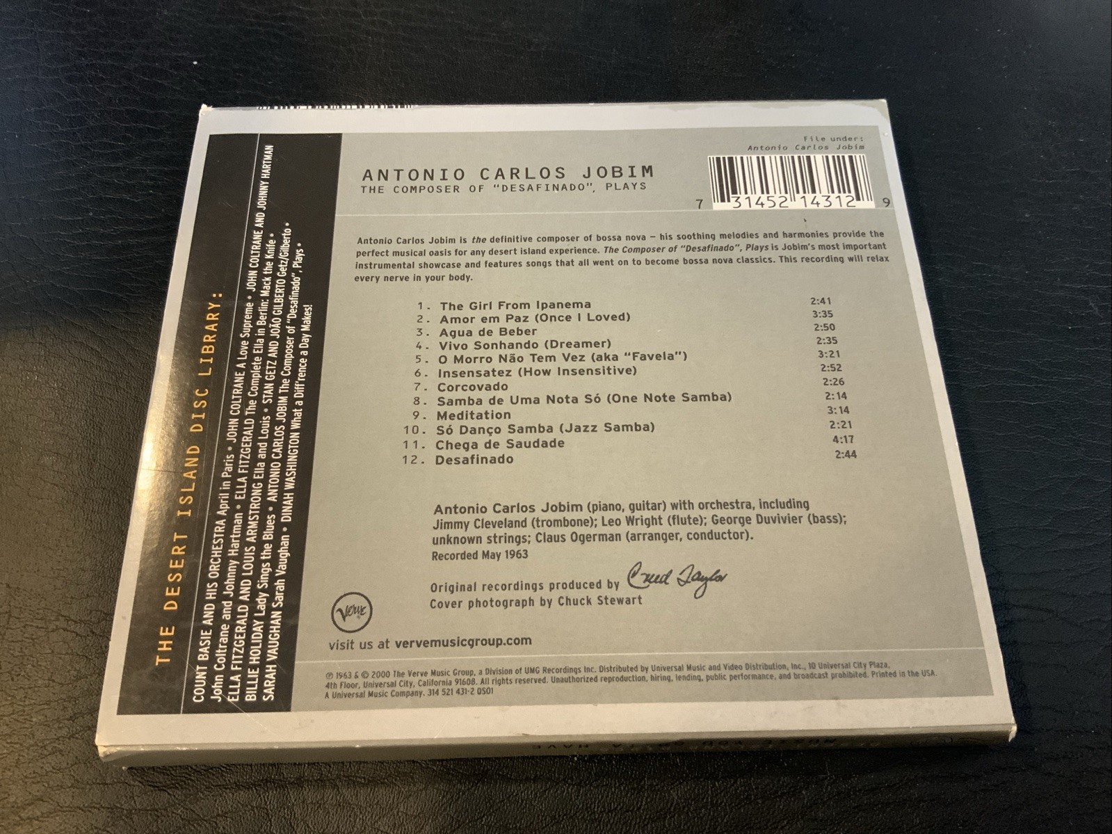 Antonio Carlos Jobim The Composer of Desafinado, Plays CD w/Slipcase & Inserts! - Image 2